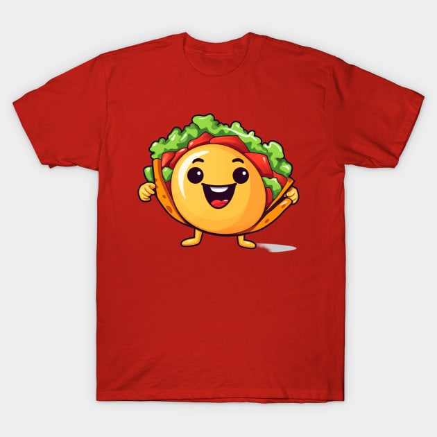 kawaii Taco T-Shirt cute potatofood funny T-Shirt by nonagobich